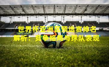  世界杯亚洲区预选赛排名解析：竞争格局与球队表现